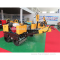 CE Certificated Small Hydraulic Driving Tandem Road Roller Vibrator (FYL-800)